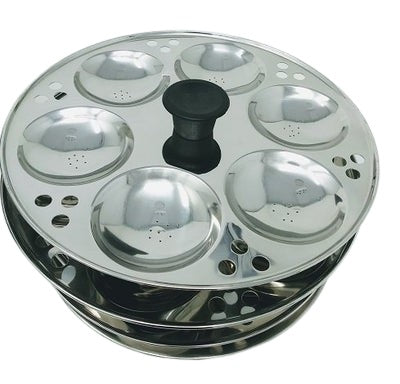 Tabakh Multi Purpose Stainless Steel Cooker with 4-Rack Idli Stand, Makes 24 Idlys