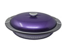 TABAKH Indit Oval Glass Food Serving Casserole with Lid 2400 ml