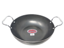 TABAKH Lucky Iron Kadai Flat Bottom