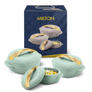 MILTON Casserole Oyster Regular Gift Set 3 Pcs Set Hotpot (1000ml, 1500ml and 2000ml) Green