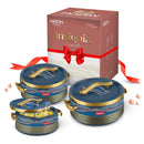 MILTON Casserole Insignia Senior Set  3 Pcs Set Hotpot (1000ml, 1500ml and 2500ml)