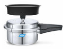 Preethi Aluminium Outer Lid 3 Liter Pressure Cooker with Spill Splash Shield For Zero Spill and Zero Splash Induction Base