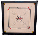 TABAKH Select 6mm Carrom Board with Coins, Striker & Powder by Precise