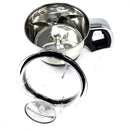 Preethi Steele Stainless Steel Small Chutney Mixer Jar - 0.5 Liters with Dome Lid