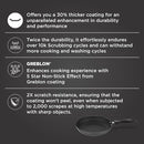 Preethi Daily Collection Non Stick Fry Pan 24 cm, 5 Star Non Stick Effect, Grey