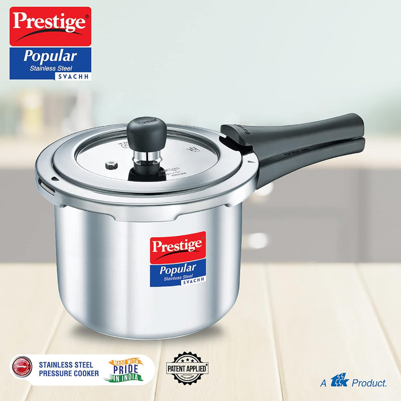 Prestige Svachh Popular Stainless Steel Pressure Cooker 3 Liter