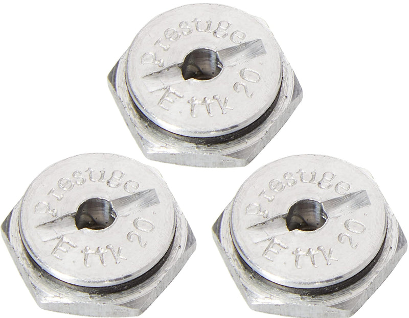 Prestige Metallic Safety Plug Valve For Popular, Triply, Ultimate, Popular+ Aluminum Stainless Steel Pressure Cookers, 3-Pack