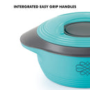 Cello Ripple Insulated Hotpot Pack of 3 Thermoware Casserole Set (500 ml, 1000 ml, 1500 ml)