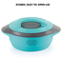 Cello Ripple Insulated Hotpot Pack of 3 Thermoware Casserole Set (500 ml, 1000 ml, 1500 ml)