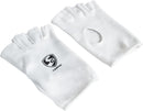 SG Campus Inner Gloves for Batting | White | One Size | Cotton | Men | Highly Absorbent Fabric | Cut Fingers for Better Grip | Comfortable Fit | Ideal for Cricket | Breathable Design