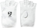SG Campus Inner Gloves for Batting | White | One Size | Cotton | Men | Highly Absorbent Fabric | Cut Fingers for Better Grip | Comfortable Fit | Ideal for Cricket | Breathable Design
