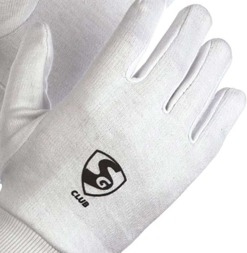SG Club Inner Gloves for Wicket Keeping and Batting Mens Size