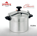SONEX Classic Aluminium Pressure Cooker 5L