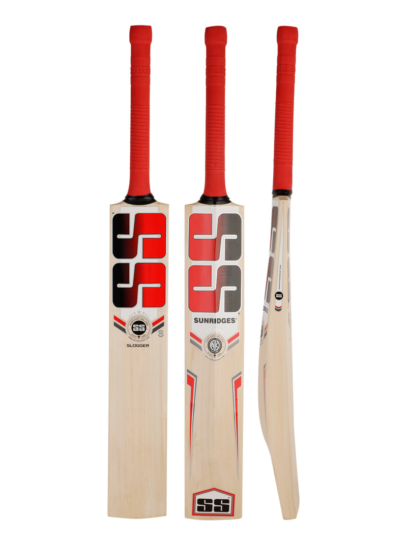 SS Slogger Kashmir Willow Cricket Bat with Bat Cover