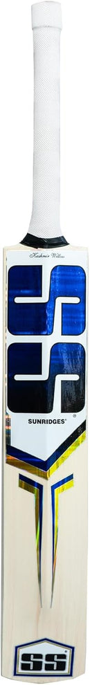 SS Premium Cricket Kashmir Willow Leather Ball Cricket bat ' Adult Size - Short Handle (Bat Cover Included) (Sky Stunner)
