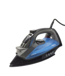 Black and blue iron with 'Sunbeam' branding on a white background