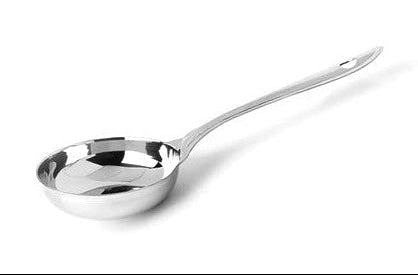 TABAKH Round Stainless Steel Large Size Dosa Batter Spatula Ladle Spoon
