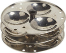 TABAKH 3-Rack Hawkins Style Idli Stand for Pressure Cooker, Makes 9 Idlys