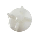 A white plastic coupler for a Tabakh mixer grinder.