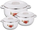 TABAKH Nova Super Grand Insulated Hot Pot Set 3pc (3500ml+5500ml+7500ml)