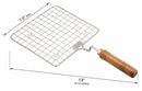TABAKH Square Papad Jali, Roti, Chapati Stainless Steel Wire Roaster Rack