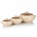 TABAKH Legend Insulated Casserole Set of 3 Pcs (2500ml, 3500ml, 5000ml)