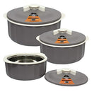 TABAKH Micro Smart Casserole  (1000ml, 1500ml, 2000ml)