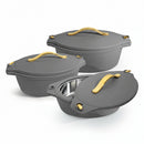 TABAKH Princeton Mega Insulated Stainless Steel Inner Casserole (2000ml, 2500ml, 3000ml)
