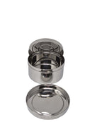 TABAKH Round Stainless Steel Food Pack / Lunch Box Size