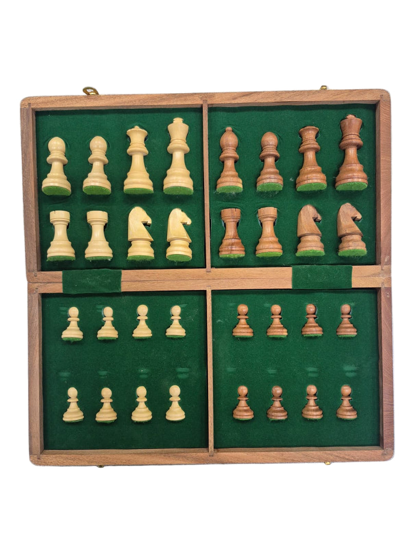Tabakh Precise Emperor Series With Magnetic Chessmen 14" x 14"
