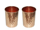 TABAKH Pure Copper Diamond Tumbler Glass, 11.8 US Fl Oz 350ml