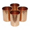 TABAKH Pure Copper Diamond Tumbler Glass, 11.8 US Fl Oz 350ml