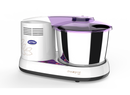 White and purple food processor with ULTRA branding on a white background
