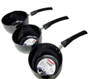 Vinod Black Pearl Hard Anodized Milk Pan Set of 3 pcs