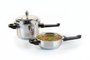 Vinod Sandwich Bottom Stainless Steel Pressure Cooker Combo