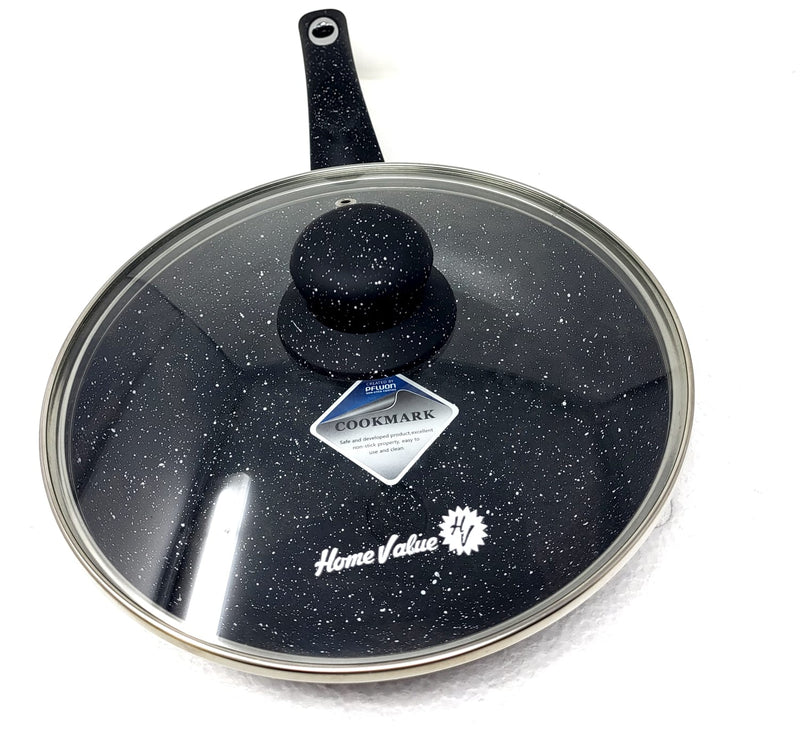Tabakh 8.5" Forged Aluminium Fry Pan With Glass Lid