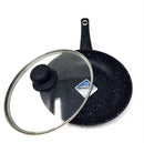 Tabakh 8.5" Forged Aluminium Fry Pan With Glass Lid