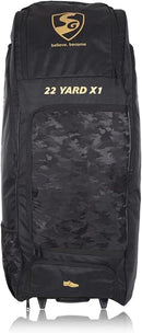 SG 22 Yard X1 Duffle Wheelie Cricket Kit Bags, Cricket Kitbag - Large