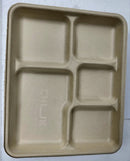 Tabakh 5 Compartment School Tray Pack of 50