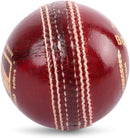 SG Bouncer Leather Ball | Red | Adult Size | Leather | Unisex | High-Performance | Durable | Professional Grade | Ideal for Fast Bowling | Shock Absorbing | Premium Quality