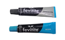 Two Fevitite adhesive tubes, one labeled 'Hardener' and the other 'Resin', on a white background.