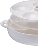 Milton Microwave Idli Maker and Steamer, Makes 12 Idlis, White