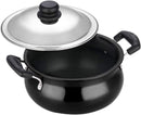 Vinod Black Pearl Hard Anodised Handi with Lid 6.5 Liters Large Induction Bottom