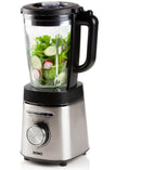DOMO High Speed Blender with 1.75 L Glass Jug 1400 W - Stainless Steel Black 220v