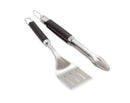 Tabakh Precision Non-Slip Grip Stainless Steel 2-Piece Grill Tongs & Spatula Set