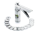 TABAKH Stainless Steel Kitchen Express/Kitchen Press/Noodles/Murukku Maker With 15 Jalies