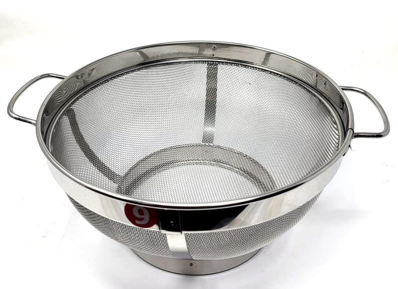 Tabakh Stainless Steel Multipurpose Basket | Fruit Basket | Vegetable Basket (9 Inch Diameter)