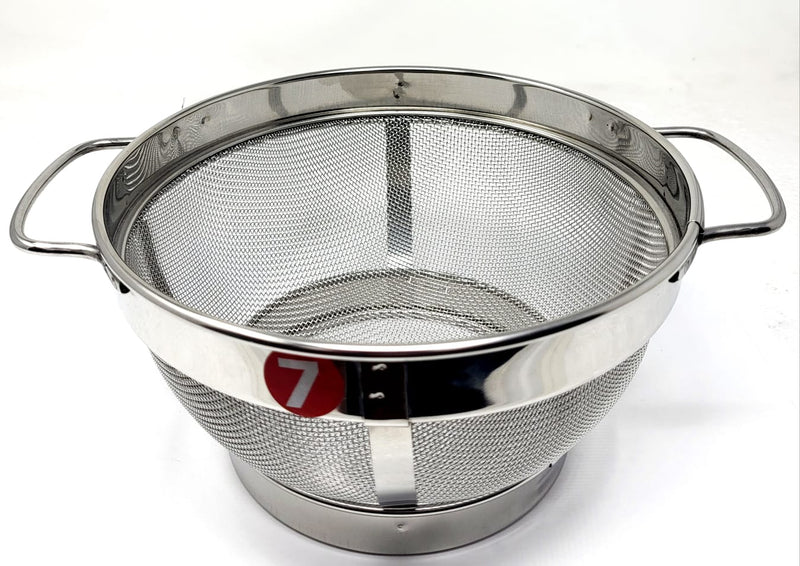 Tabakh Stainless Steel Multipurpose Basket | Fruit Basket | Vegetable Basket (7 Inch Diameter)