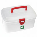 MILTON First Aid Box Empty, Lockable Medical Storage Box for Medicines