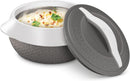 Milton Microwow One Touch 2500ml Insulated Microwaveable Inner Steel Casserole Hotpot Food Warmer (New Model)